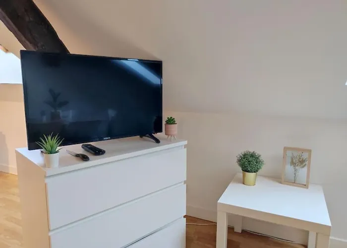 Lägenhet Paisible Duplex Au Centre-ville Le Mans